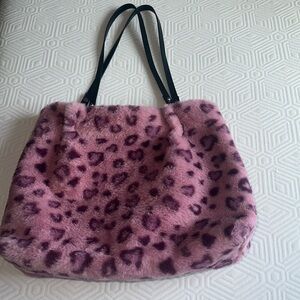 Y2K cheetah print tote 🍉